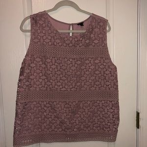 Ann Taylor Mauve Shell